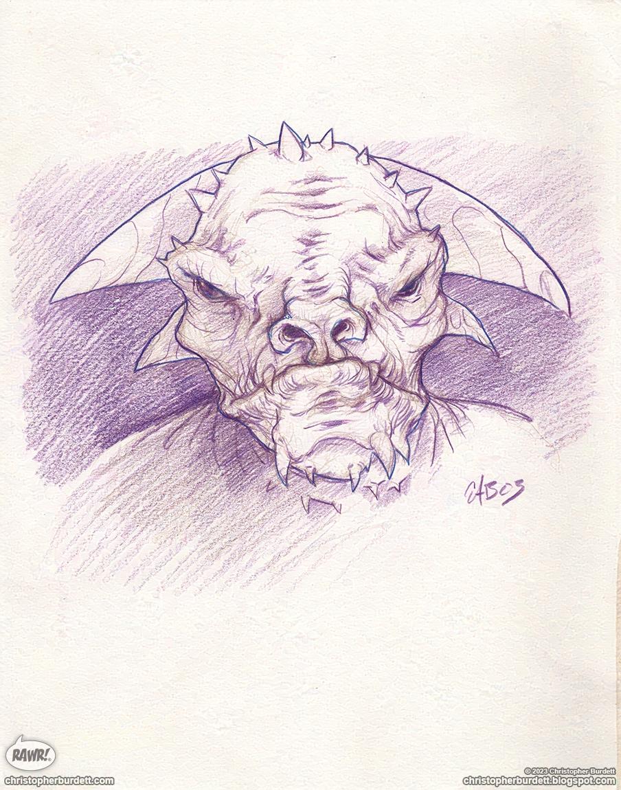 Background Demon Concept - Original Angel Concept Art
