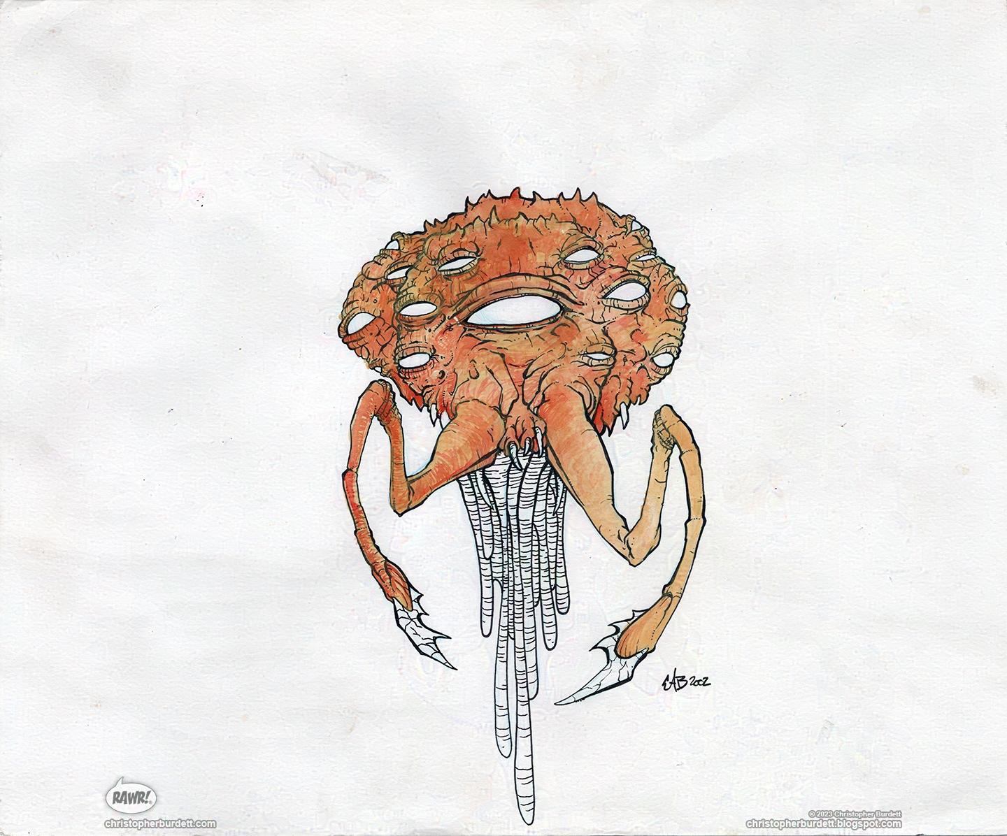 Beljoxia' Eye Concept - Original Buffy the Vampire Concept Art