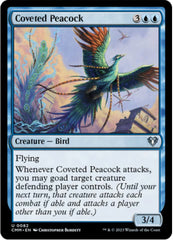 Coveted Peacock Artist Proof - Magic the Gathering - Commander Masters