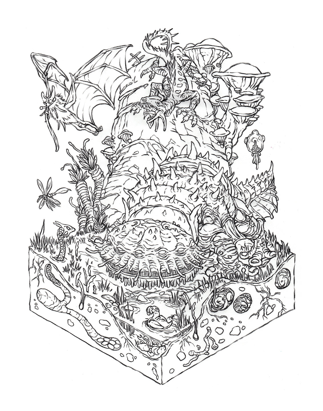 The Arrival: Woodbane's Diagram (Drawing) - The Grand Bazaar of Ethra VanDalia