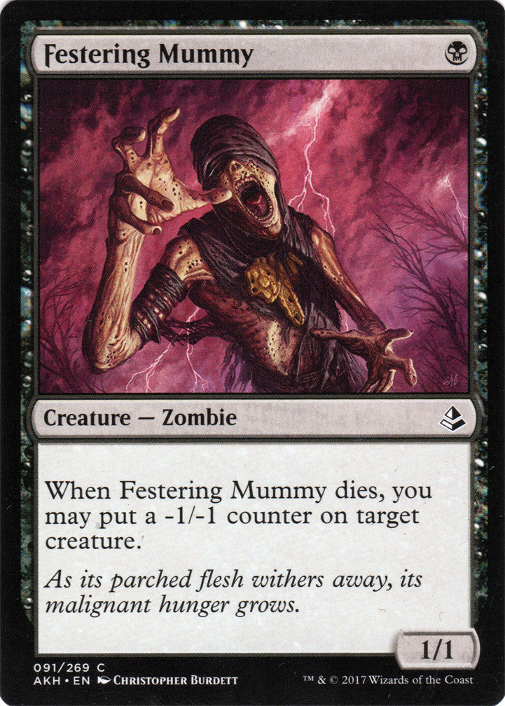 Festering Mummy Artist Proof - Magic the Gathering - Amonkhet