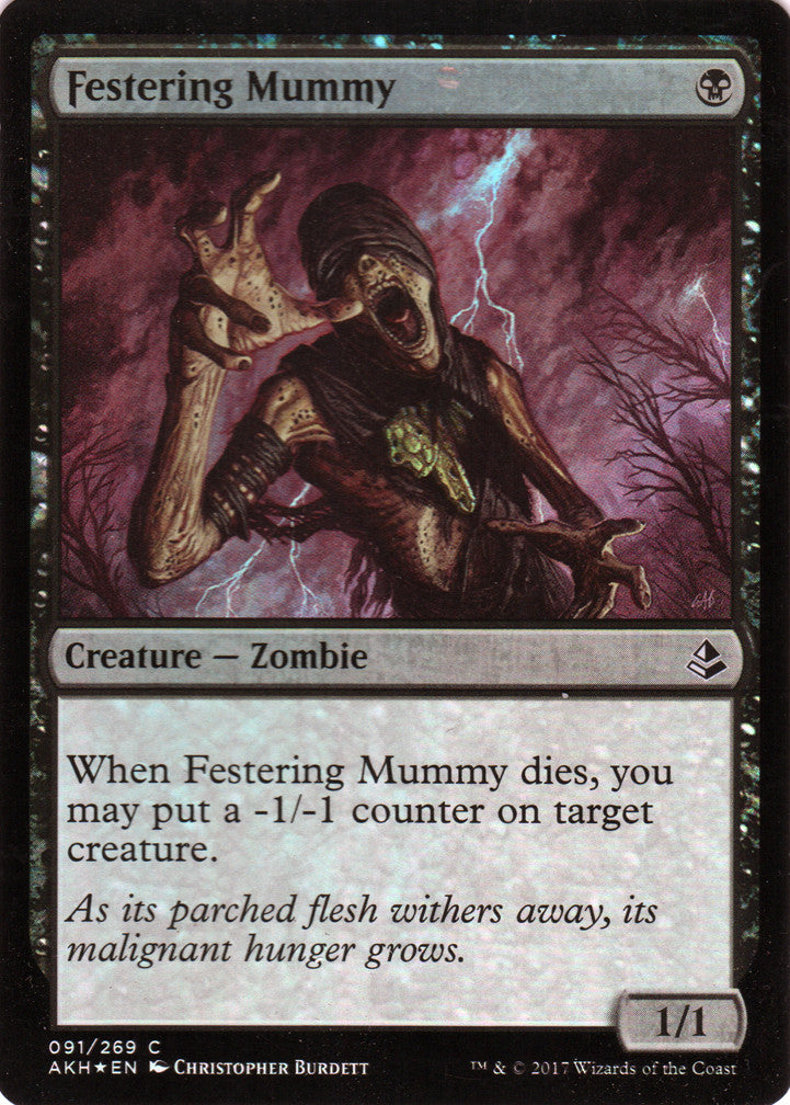Festering Mummy FOIL Artist Proof - Magic the Gathering - Amonkhet