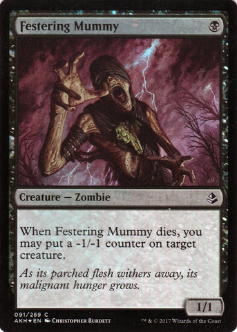 Festering Mummy FOIL Artist Proof - Magic the Gathering
