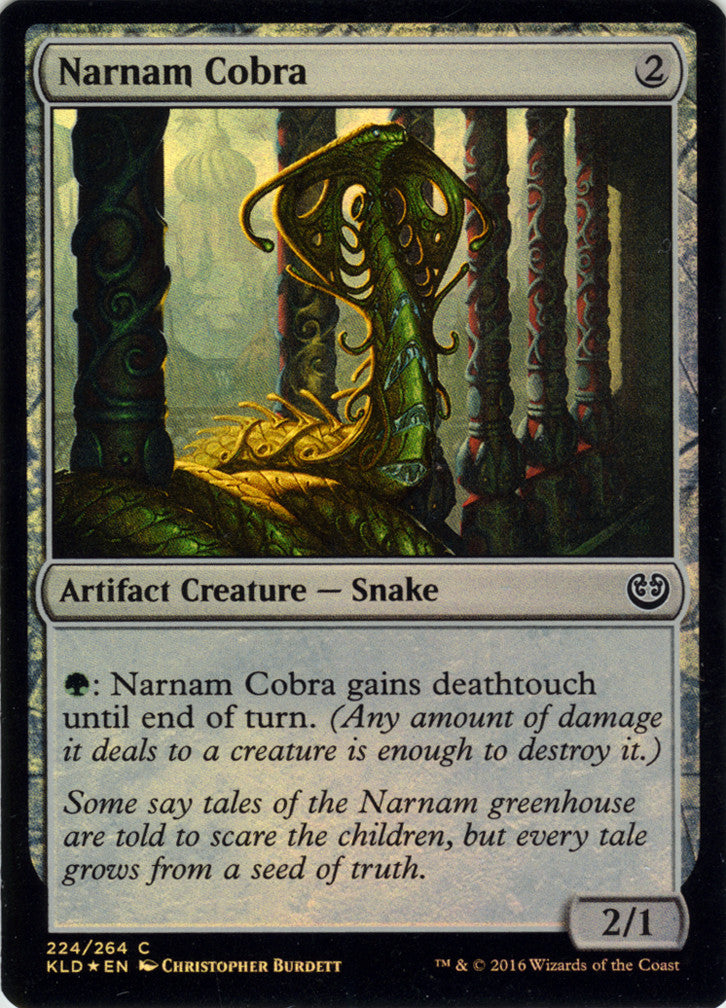 Narnam Cobra FOIL Artist Proof - Magic the Gathering - Kaladesh
