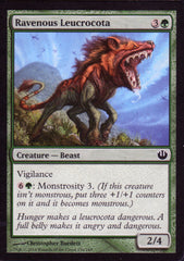 Ravenous Leucrocota Artist Proof W/ COLOR ART - Magic the Gathering - Journey Into Nyx