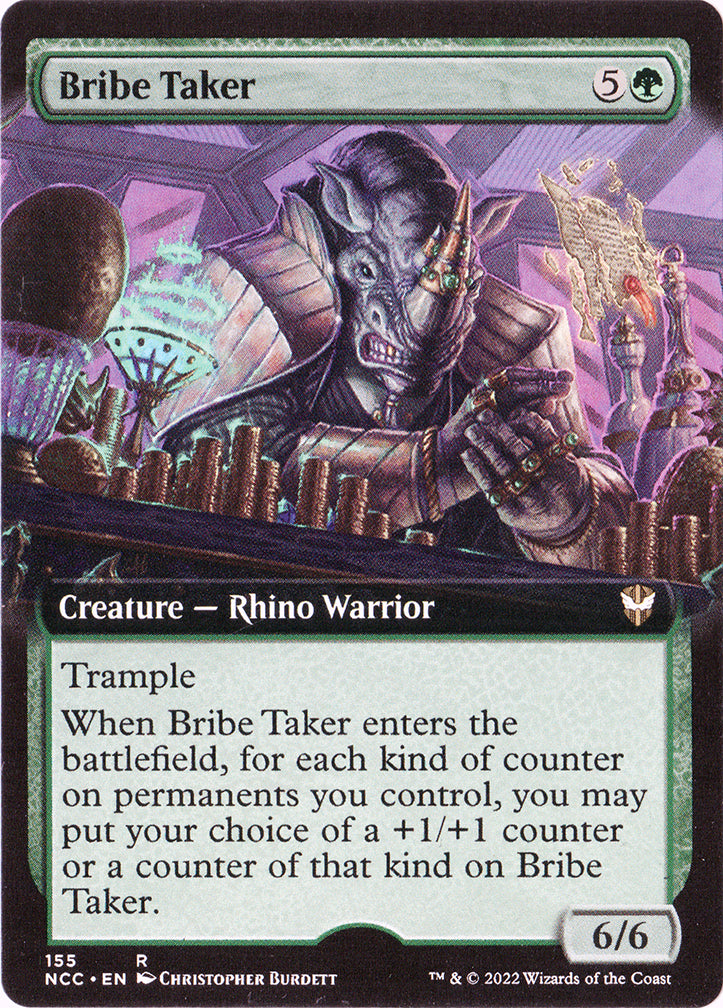 Bribe Taker (borderless) Artist Proof - Magic the Gathering - New Capenna Commander