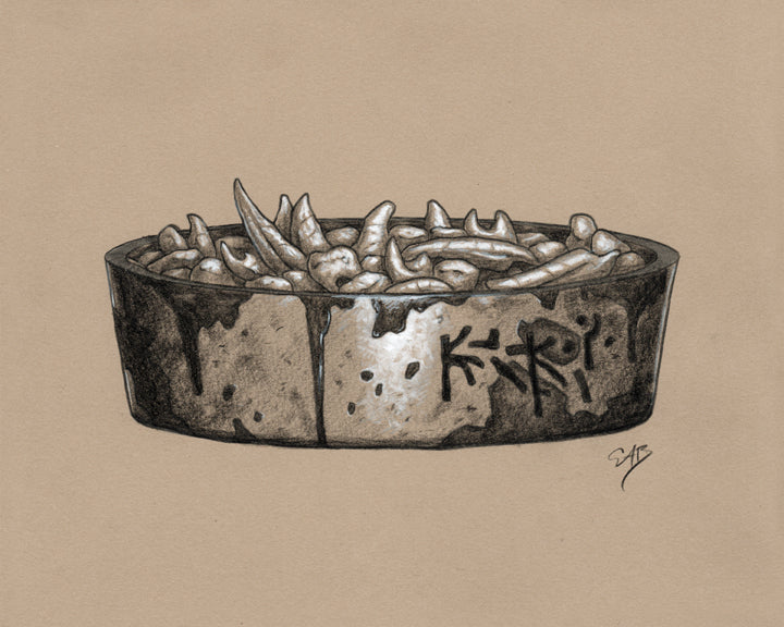 Footman: Bowl of Teeth Art - The Grand Bazaar of Ethra VanDalia