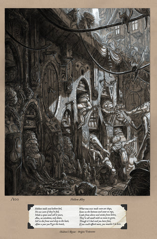 Hollow Alley Fine Art Print - The Grand Bazaar of Ethra VanDalia