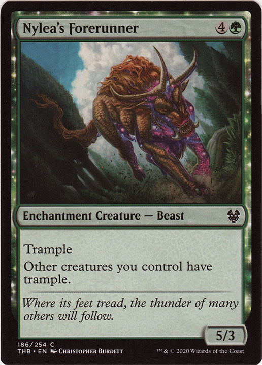 Nylea's Forerunner FOIL Artist Proof - Magic: the Gathering - Theros Beyond Death