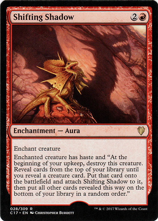 Shifting Shadow Artist Proof - Magic the Gathering - Commander 2017