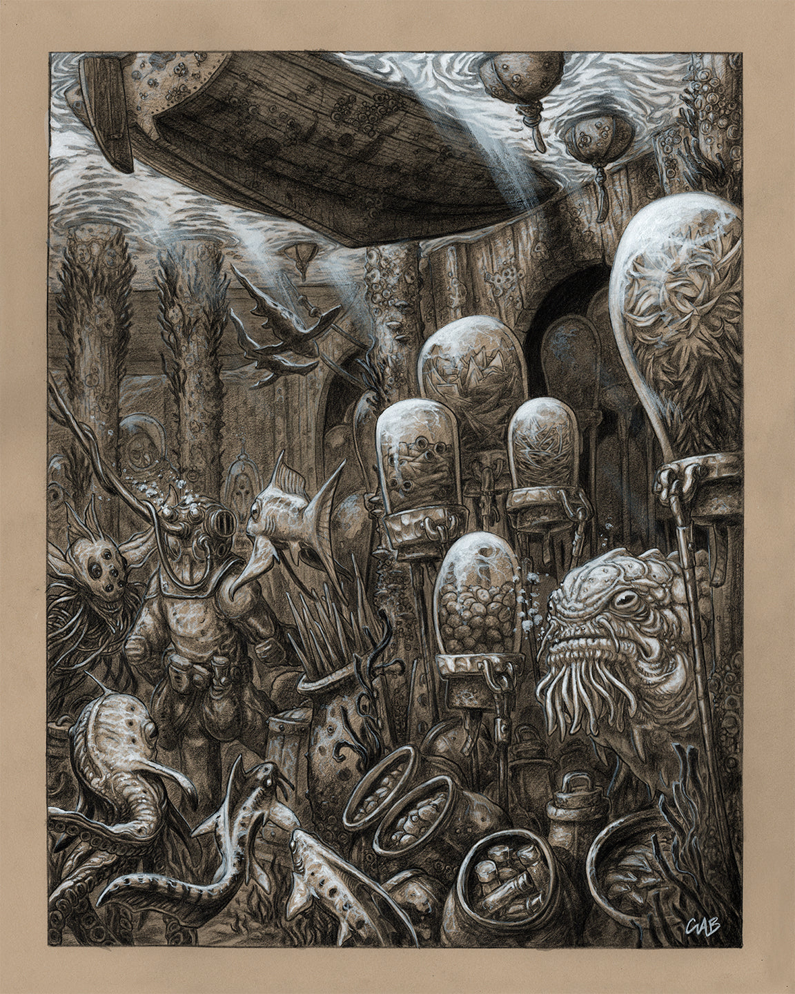 Sunken Stalls Environmental Art - The Grand Bazaar of Ethra VanDalia