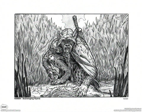 Cackling Prowler - Magic the Gathering - Foundations - Final Drawing