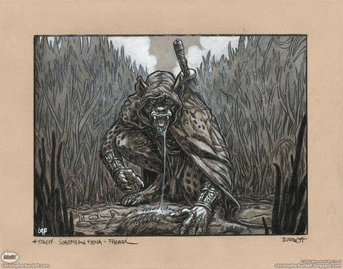 Cackling Prowler - Magic the Gathering - Foundations - Tonal Study