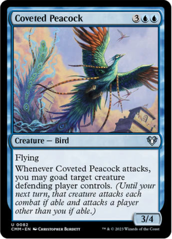 Coveted Peacock Artist Proof - Magic the Gathering - Commander Masters