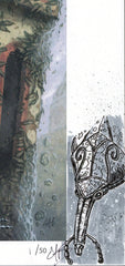 Fretwork Colony - Signed and Numbered Print with Original Drawing - #1 of 50