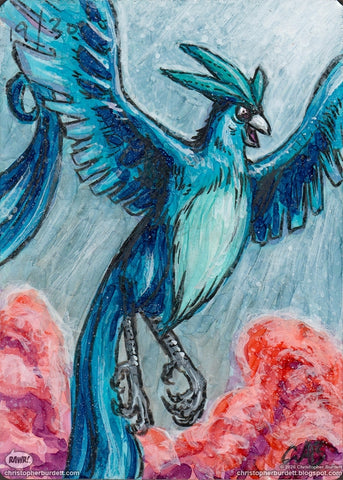 2 of 3 FINAL Coveted Peacock Artist Proof W/ COLOR ART - Magic the Gathering - Conspiracy 2: Take the Crown