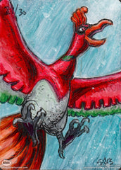 3 of 3 FINAL Coveted Peacock Artist Proof W/ COLOR ART - Magic the Gathering - Conspiracy 2: Take the Crown