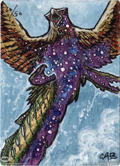 Shimmerwing Chimera Artist Proof W/ COLOR ART - Magic the Gathering - Theros Beyond Death