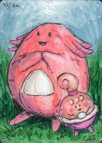 Egg Token Artist Proof W/ COLOR ART - Magic the Gathering - Dominaria United Commander