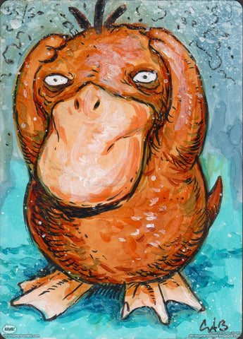 Egg Token Artist Proof W/ COLOR ART - Magic the Gathering - Dominaria United Commander