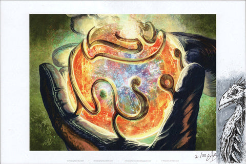 Portent - Signed and Numbered Print with Original Drawing - #2 of 50