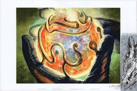 Portent - Signed and Numbered Print with Original Drawing - #3 of 50