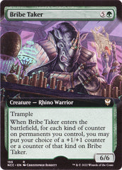 Bribe Taker (borderless) Artist Proof W/ COLOR ART - Magic the Gathering - New Capenna Commander