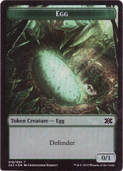Egg Token FOIL Artist Proof - Magic the Gathering - Double Masters 2022