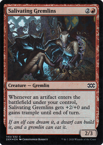 Salivating Gremlins FOIL Artist Proof - Magic the Gathering - Double Masters